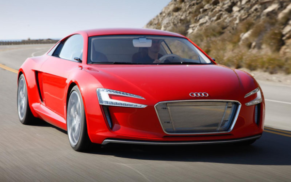 Audi e-tron prototype test drive