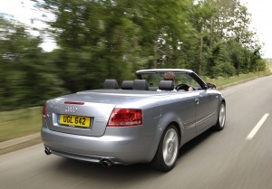 Audi A4 Cabriolet is one of many cabriolet models seeing residual values rise during February 2012