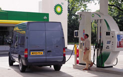 Filling a van up with diesel becomes more expensive from 01 April with another rise in fuel duty