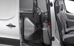 Peugeot Partner Crew Van with flexible rear seating