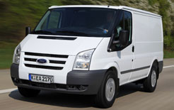 Ford Transit ECOnetic front three quarters
