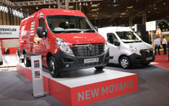 Vauxhall Movano at the CV Operator Show