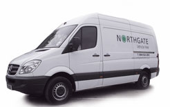 Northgate liveried van - part of Northgate's rebranding