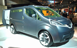 Nissan NV200 concept van at the Hanover Commercial Vehicle Show