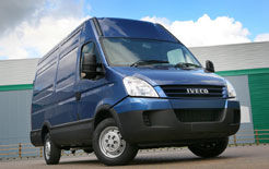 Iveco Daily available from Europcar on an hourly rental basis