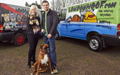 LondonWoof won the £5000 prize for the Northgate Vehicle Branding Awards