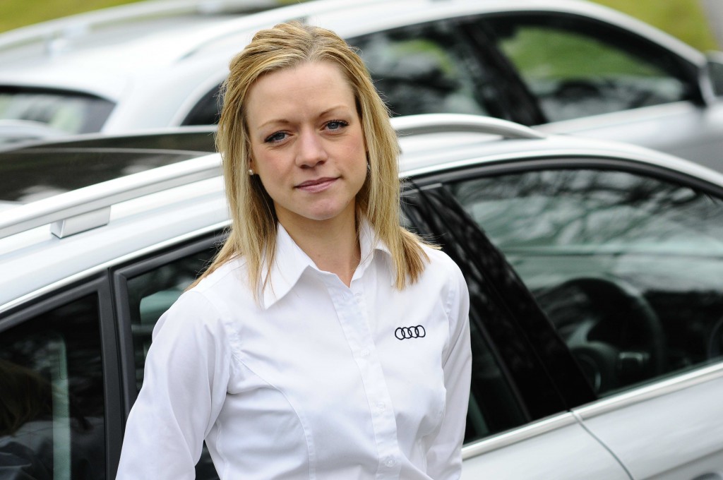 Audi A4 product manager Hannah Fahlgren