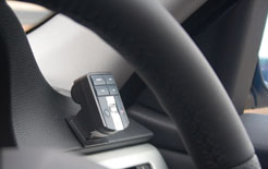 iO Talk1 unit mounted on dashboard
