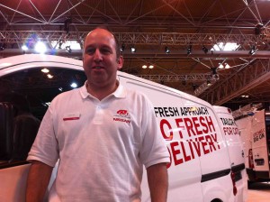 Matt Dale from Nissan LCV fleet sales at the CV Show