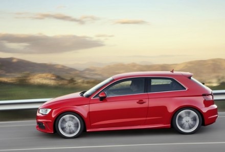 New Audi A3 side shot