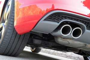 Tailpipes on the new Audi A3