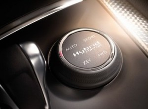 Citroen Hybrid4 drive button