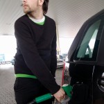 Man filling up with fuel