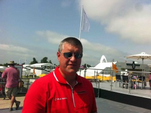 Nathan Dennis, Audi fleet and after sales marketing manager, at Goodwood Festival of Speed