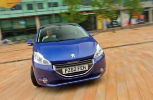 Peugeot 208 on a 62 plate