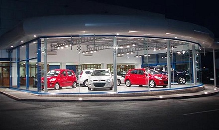 Car showroom pic from Simply Registrations release