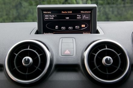 An Audi DAB radio