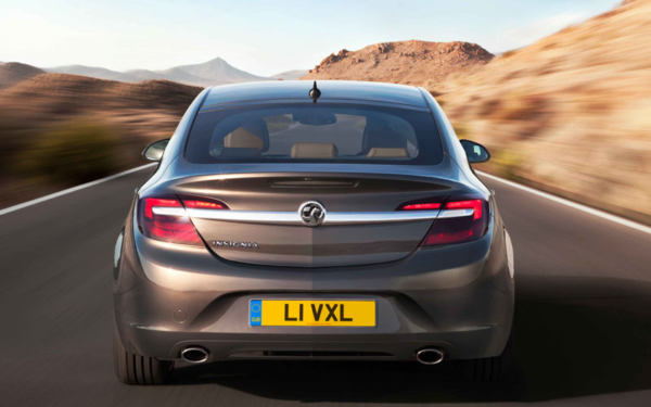 New Insignia rear view action