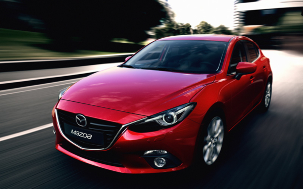 Mazda3 car review action