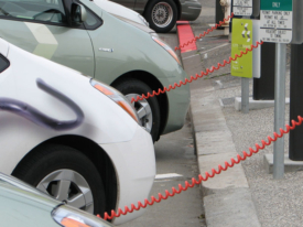 Charging station in the USA