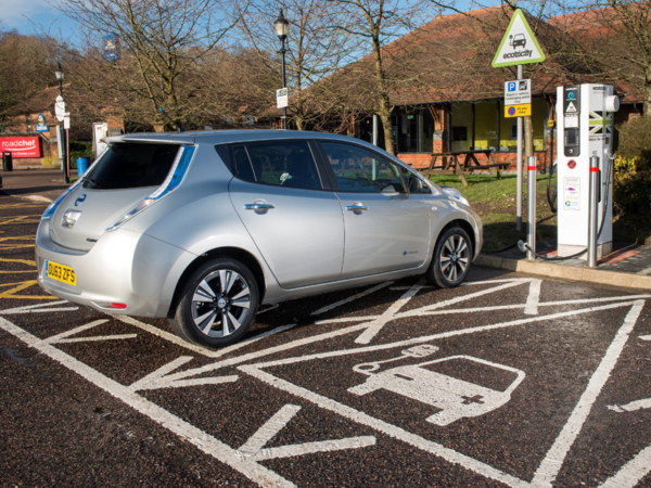 Electric Charging station, Nissan Leaf