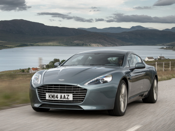 Aston, Martin, Rapide, front, at, speed