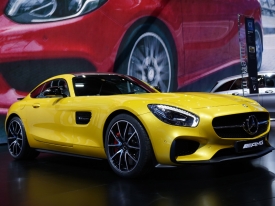 Mercedes, AMG, GT, Paris, Motor, Show, static, stand