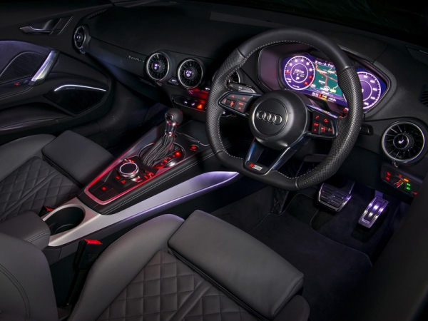 Audi, TT, interior, dark