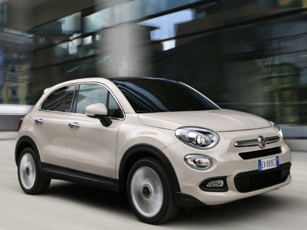 Fiat, 500X, Lounge, front, three-quarter, at , speed