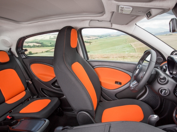 Smart, ForFour,  interior, space