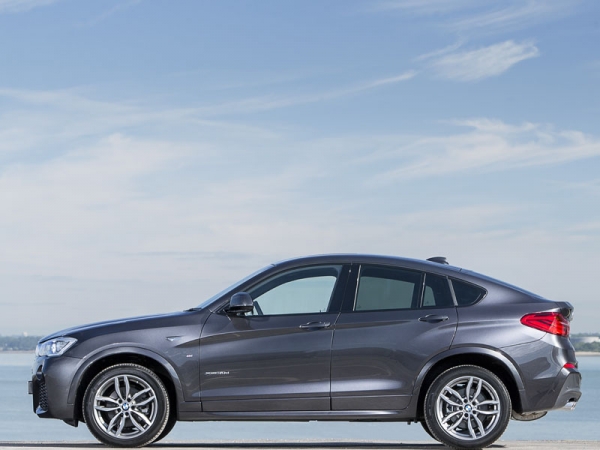 BMW, X4, Coupe, side, view