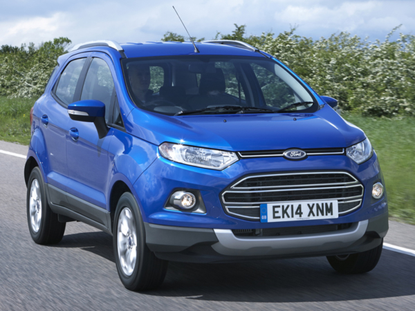 Ford, Ecosport, front, moving