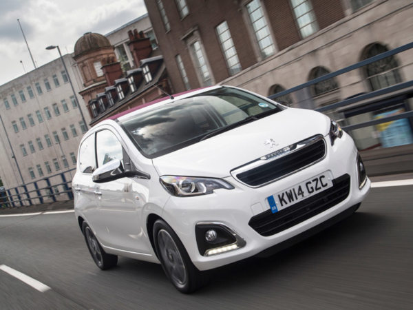 Peugeot, 108, city, car, moving, fast, front