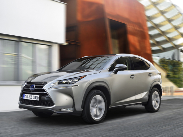 Lexus, NX, front, moving