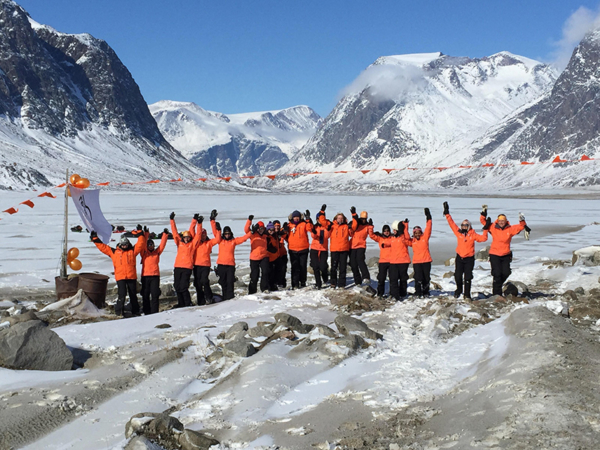 LeasePlan ladies complete Arctic Challenge