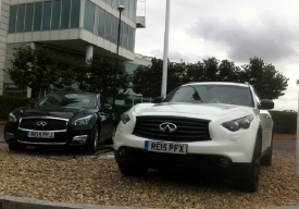 Infiniti brought some great cars to St David's Hotel and Spa