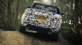  Range Rover Evoque Convertible testing off-road