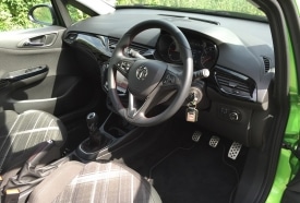 Vauxhall Corsa SRi interior