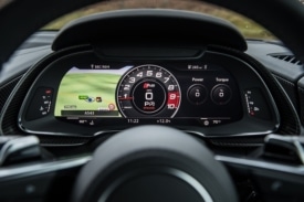 Audi R8 V10 Plus dash display