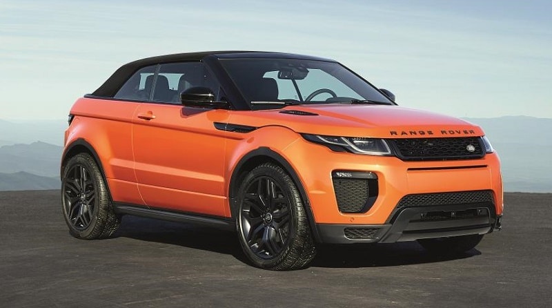 Evoque Convertible roof up