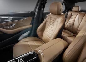 The leather interior has several new comfort features