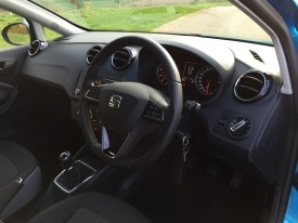 SEAT Ibiza cockpit