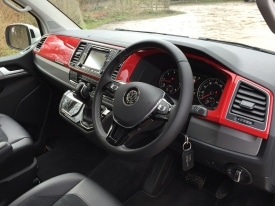 The Caravelle's car-style dashboard
