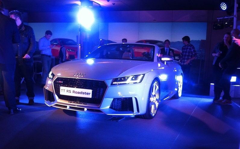 Audi TT RS Roadster makes its world debut at Audi City launched by Dany Garand