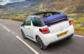 The DS3 Cabrio was second of the top 5 best convertibles for fuel economy 