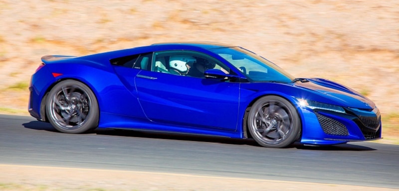 The new Honda NSX making its action debut at Goodwood Festival of Speed