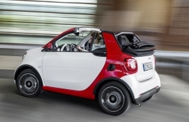 The Smart fortwo Cabrio was top of the top 5 best convertibles for total cost of ownership