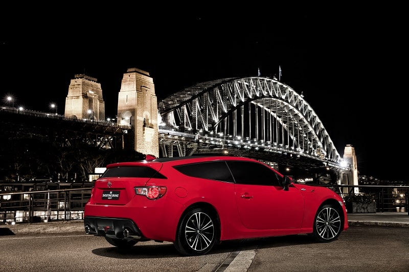 Fastback coupe styling for the Toyota 86 Shooting Brake Concept