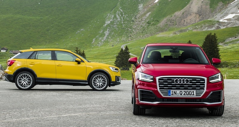 Profiles of the new Audi Q2 compact SUV