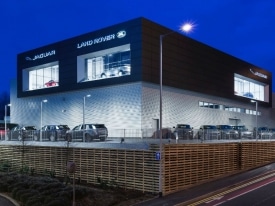 Exterior Jaguar Land Rover retailer Stockport 